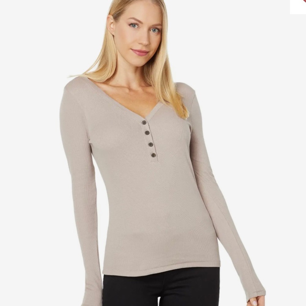 Madewell Henley Long Sleeve Shirt